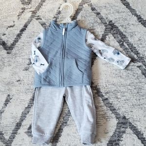 2/$20 Blue and gray baby bundle